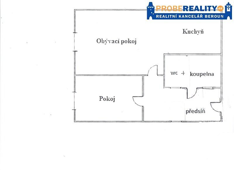 Prodej bytu 2+kk 45 m², Československé armády, Odolena Voda