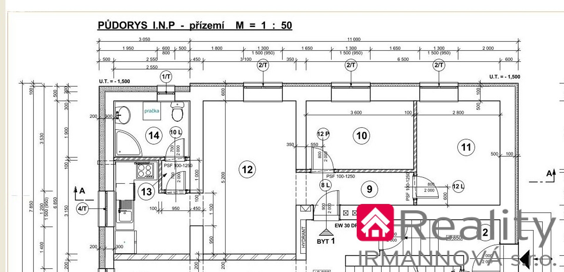 Prodej bytu 3+kk 51 m², Miroslav - Kašenec, okres Znojmo