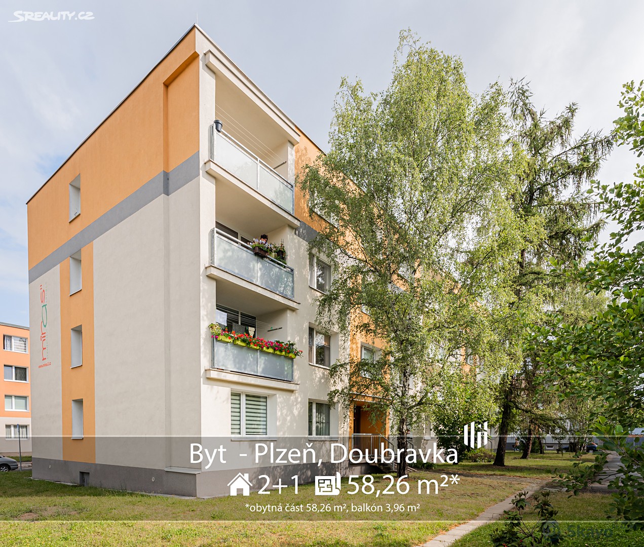 Prodej bytu 3+kk 62 m², Lesní, Plzeň - Doubravka