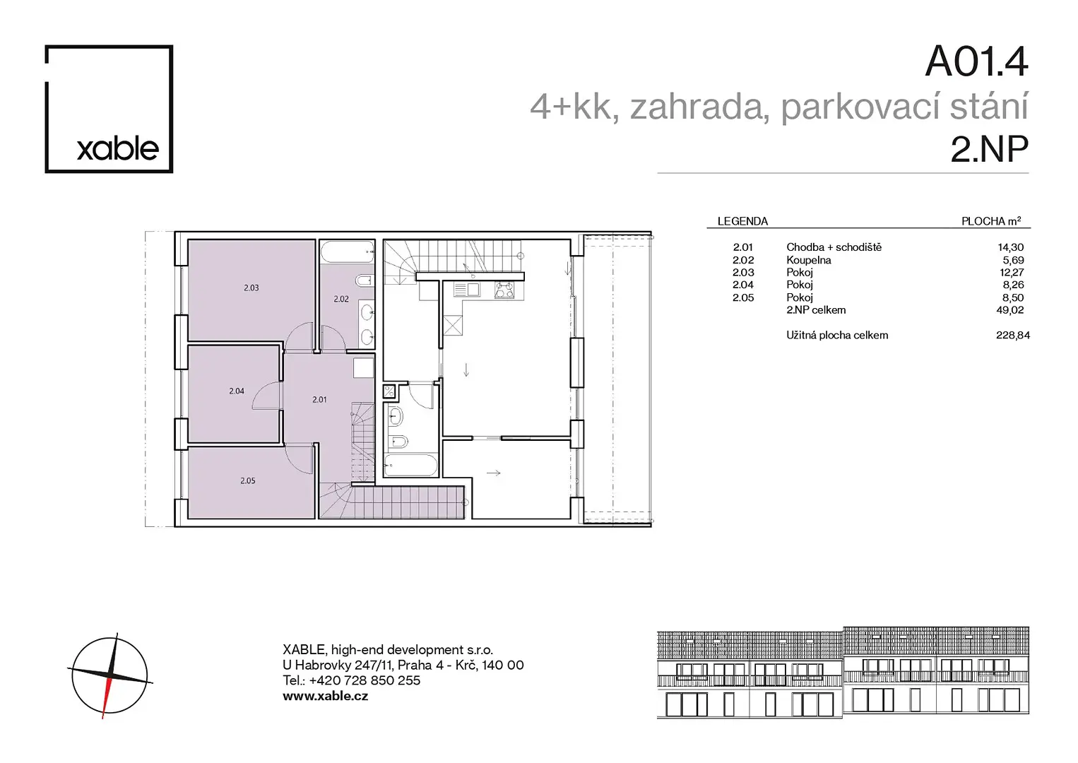 Prodej bytu 4+kk 98 m² (Mezonet), Nová, Kouřim