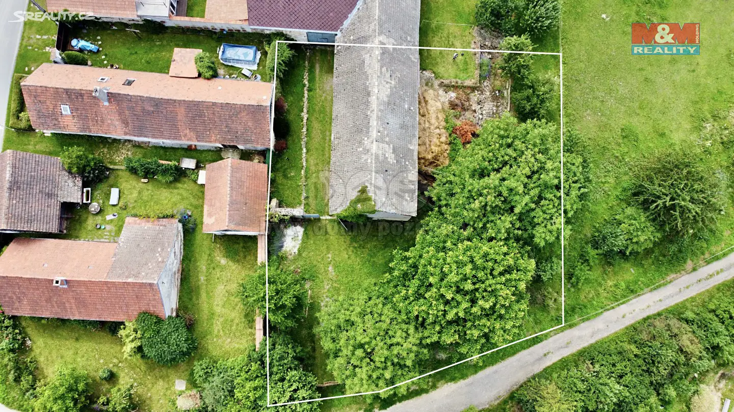 Prodej  rodinného domu 878 m², pozemek 878 m², Krtov, okres Tábor