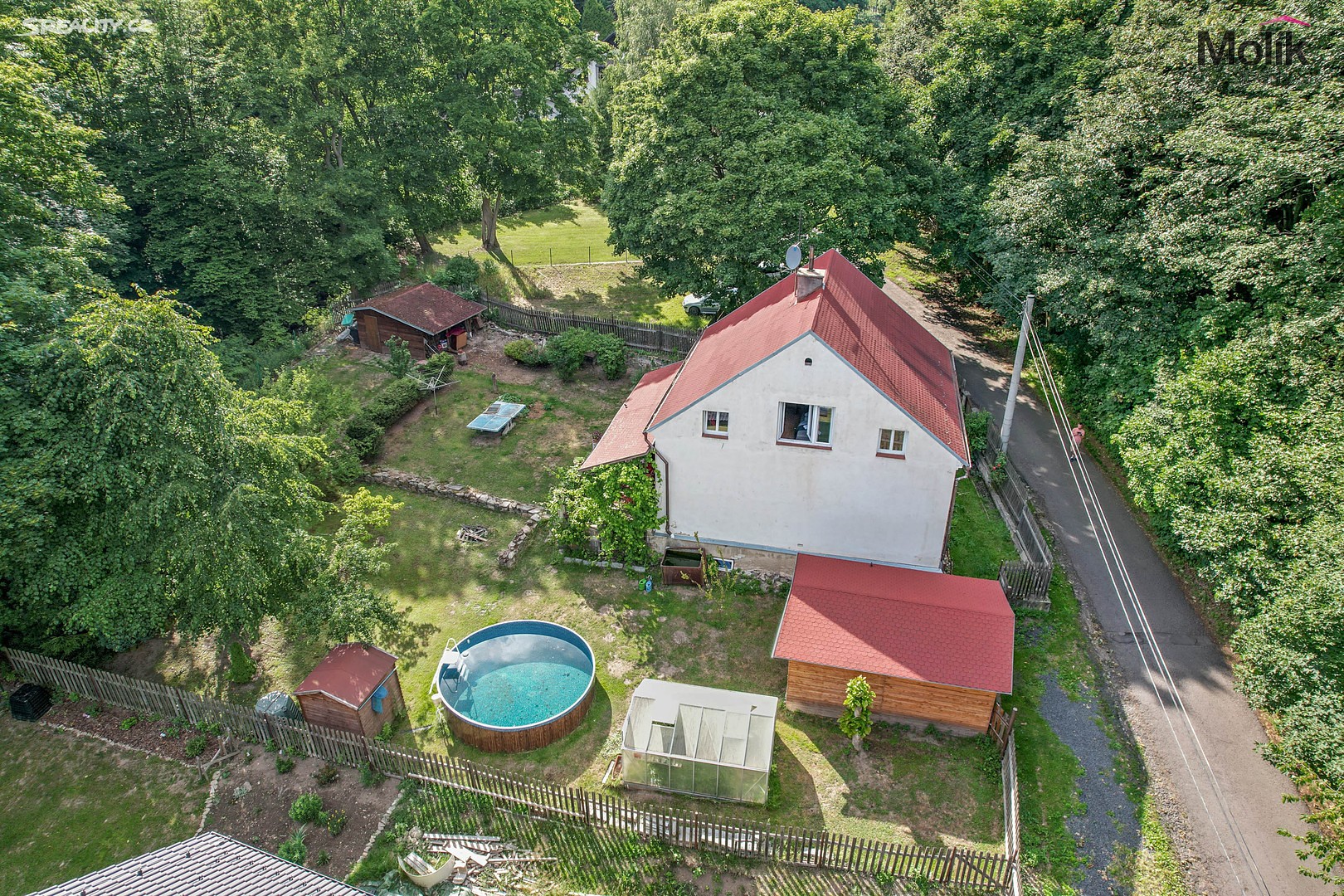 Prodej  rodinného domu 183 m², pozemek 1 358 m², Horská, Osek - Hrad Osek