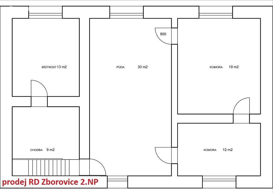 Prodej  rodinného domu 154 m², pozemek 301 m², Zborovice, okres Kroměříž