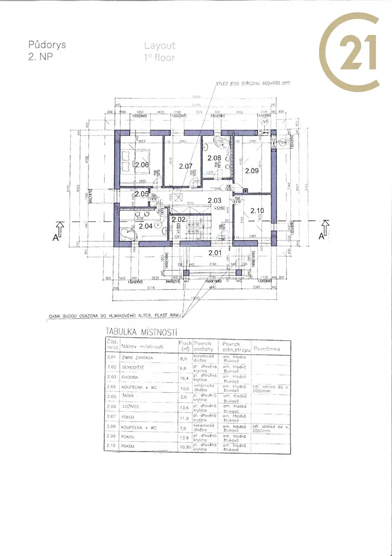 Prodej  vily 224 m², pozemek 1 003 m², Ptická, Svárov