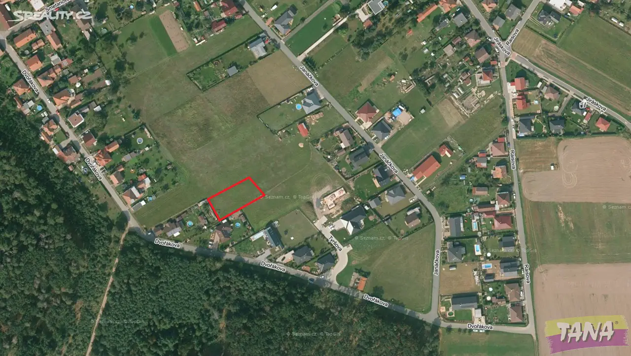 Prodej  stavebního pozemku 2 662 m², Janáčkova, Čeperka