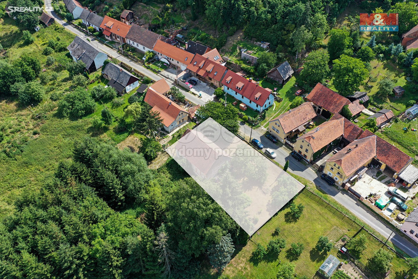 Prodej  stavebního pozemku 849 m², Chudenice, okres Klatovy