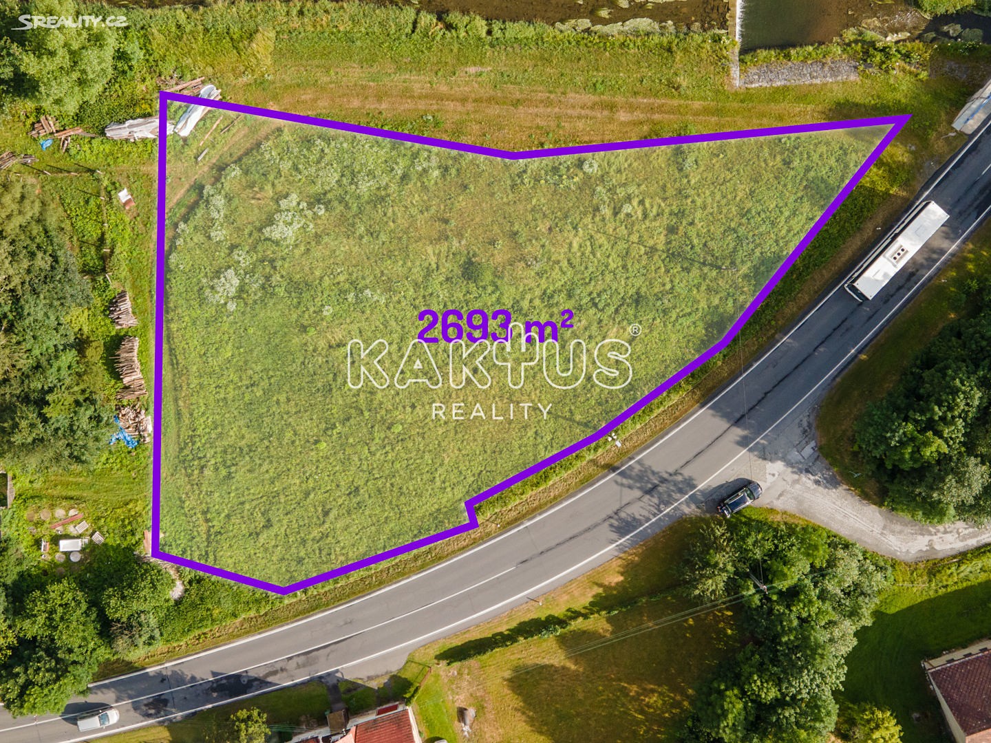 Prodej  stavebního pozemku 2 693 m², Holčovice - Hejnov, okres Bruntál