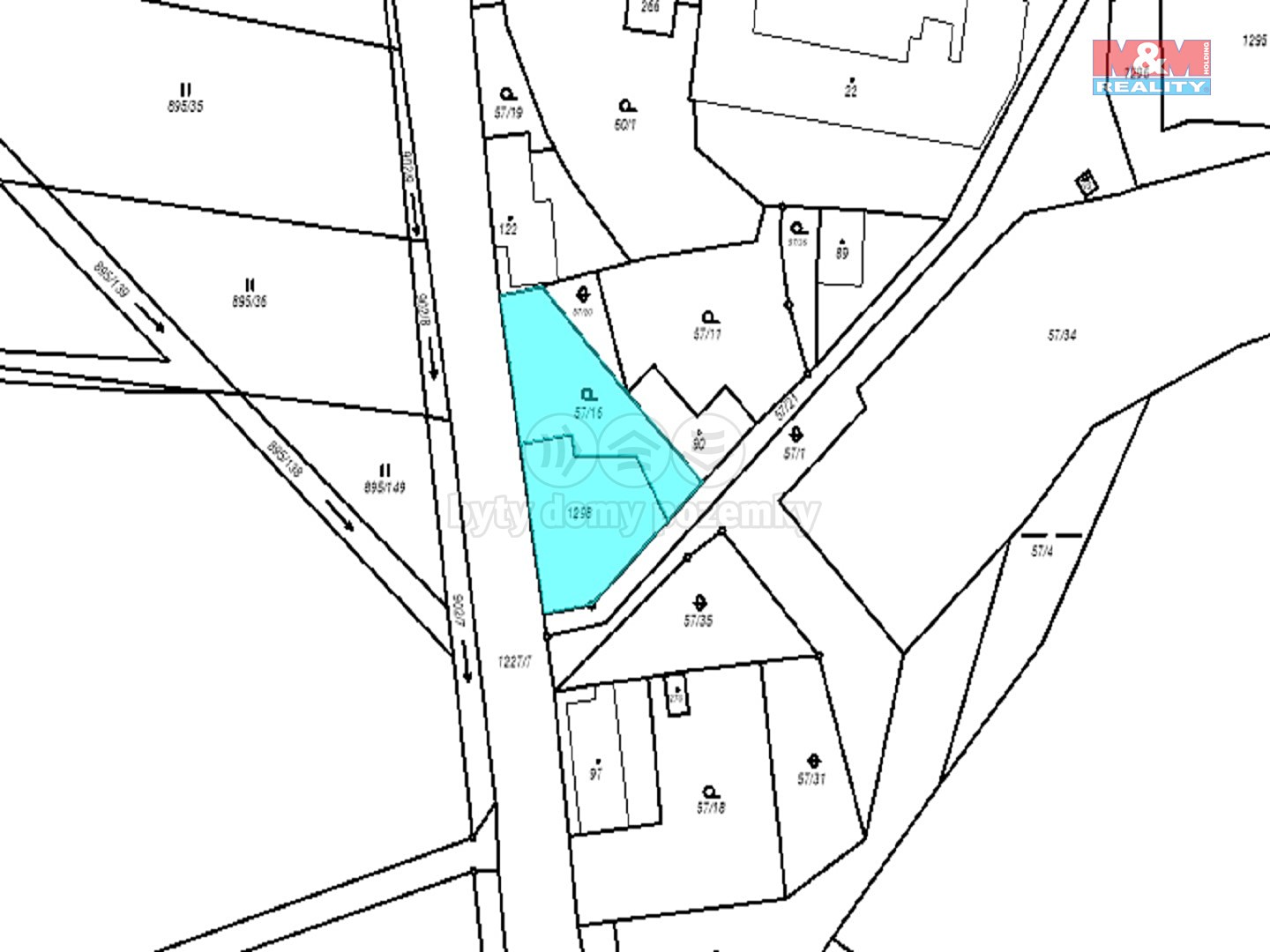 Prodej  stavebního pozemku 858 m², Kestřany, okres Písek
