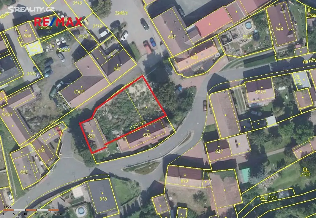 Prodej  stavebního pozemku 631 m², Kolín, okres Kolín