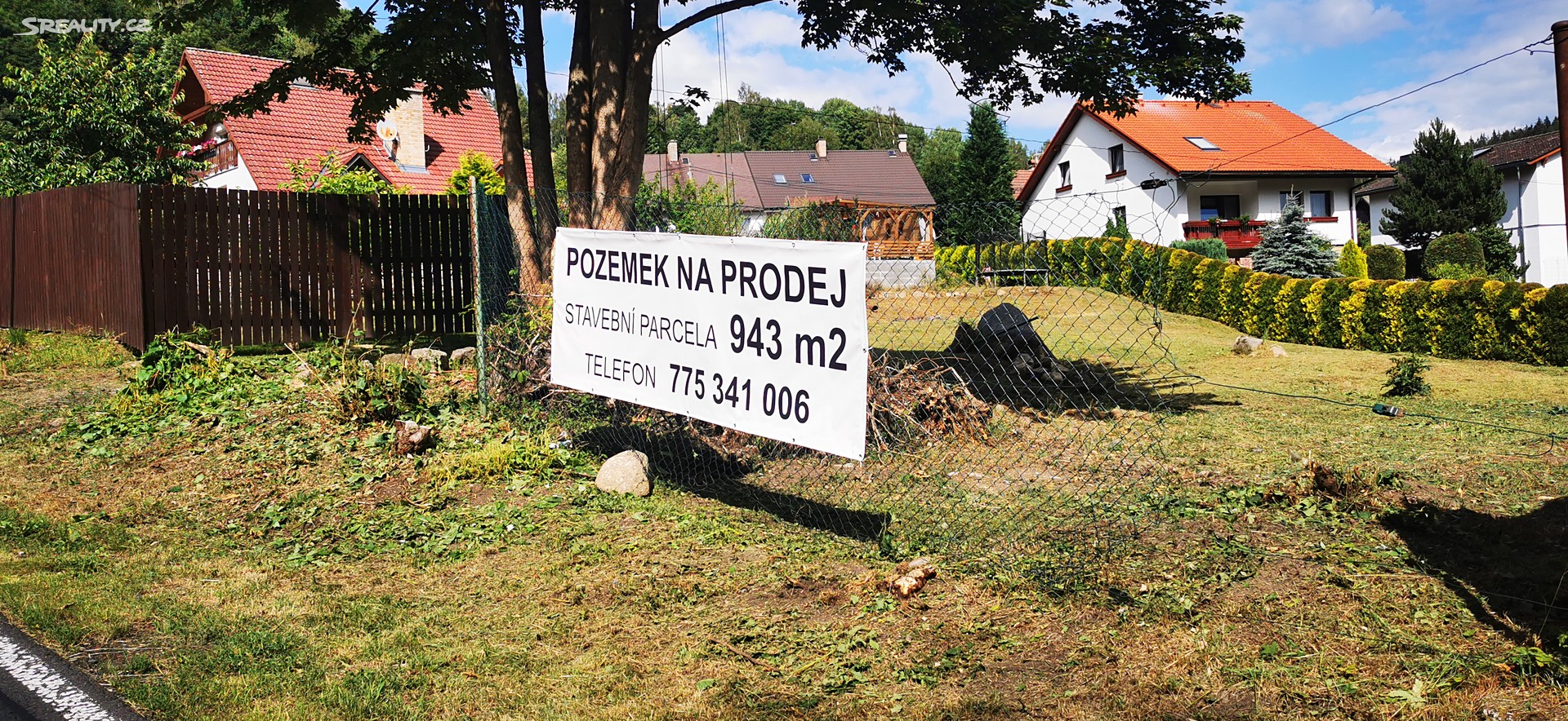 Prodej  stavebního pozemku 954 m², Merklín, okres Karlovy Vary