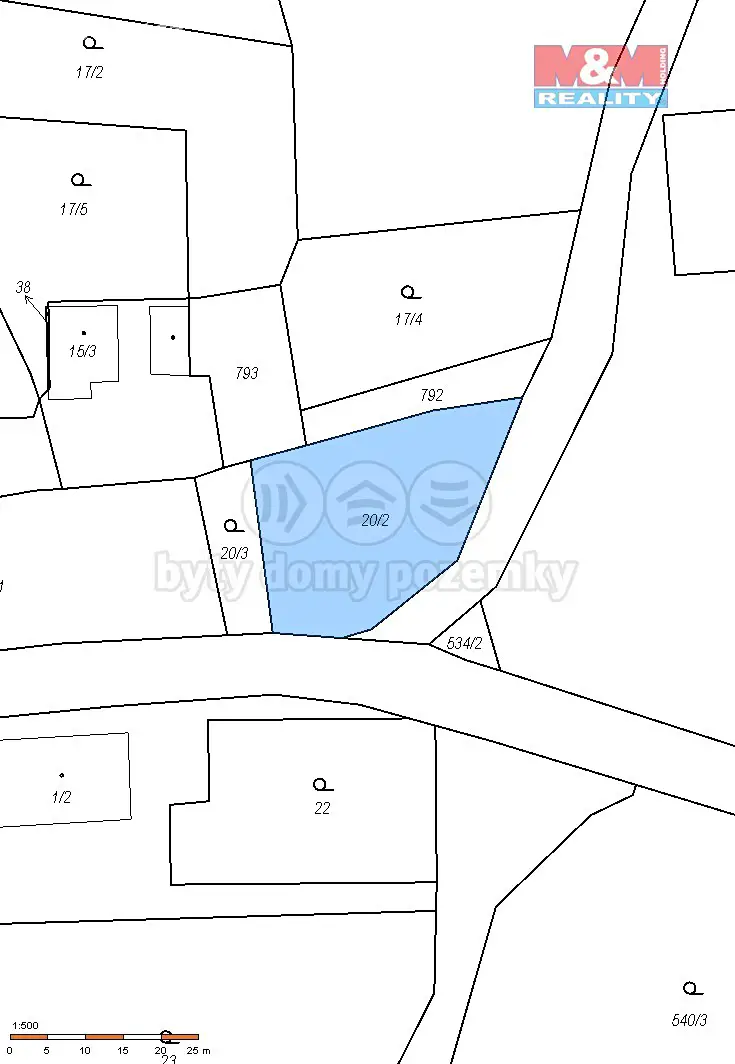 Prodej  stavebního pozemku 730 m², Pšov - Semtěš, okres Karlovy Vary