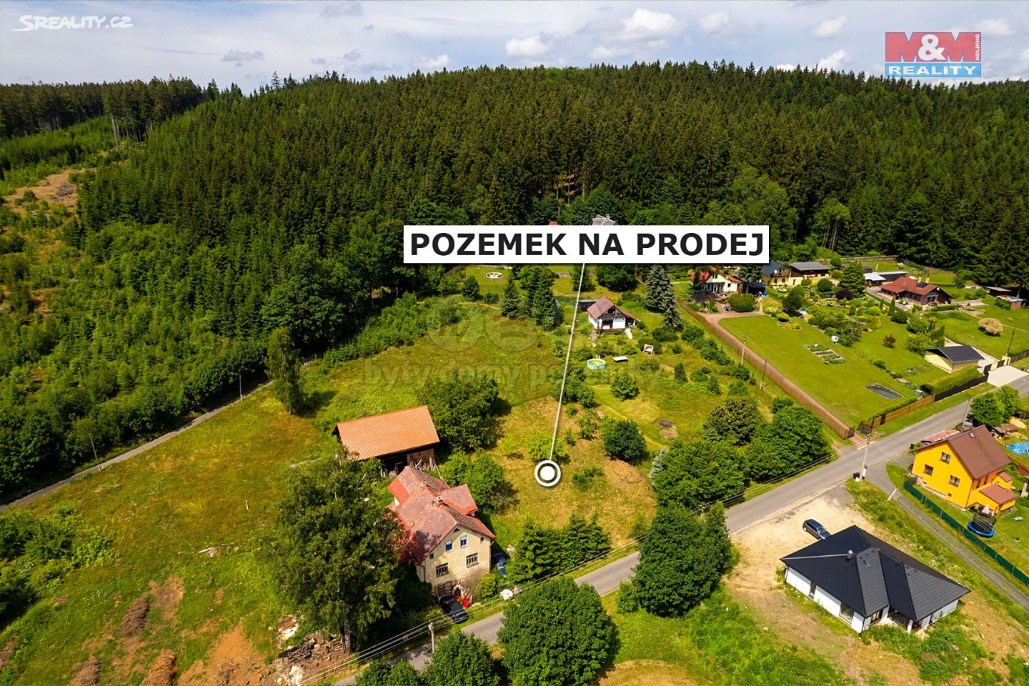 Prodej  stavebního pozemku 925 m², Vlčí, Rychnov u Jablonce nad Nisou