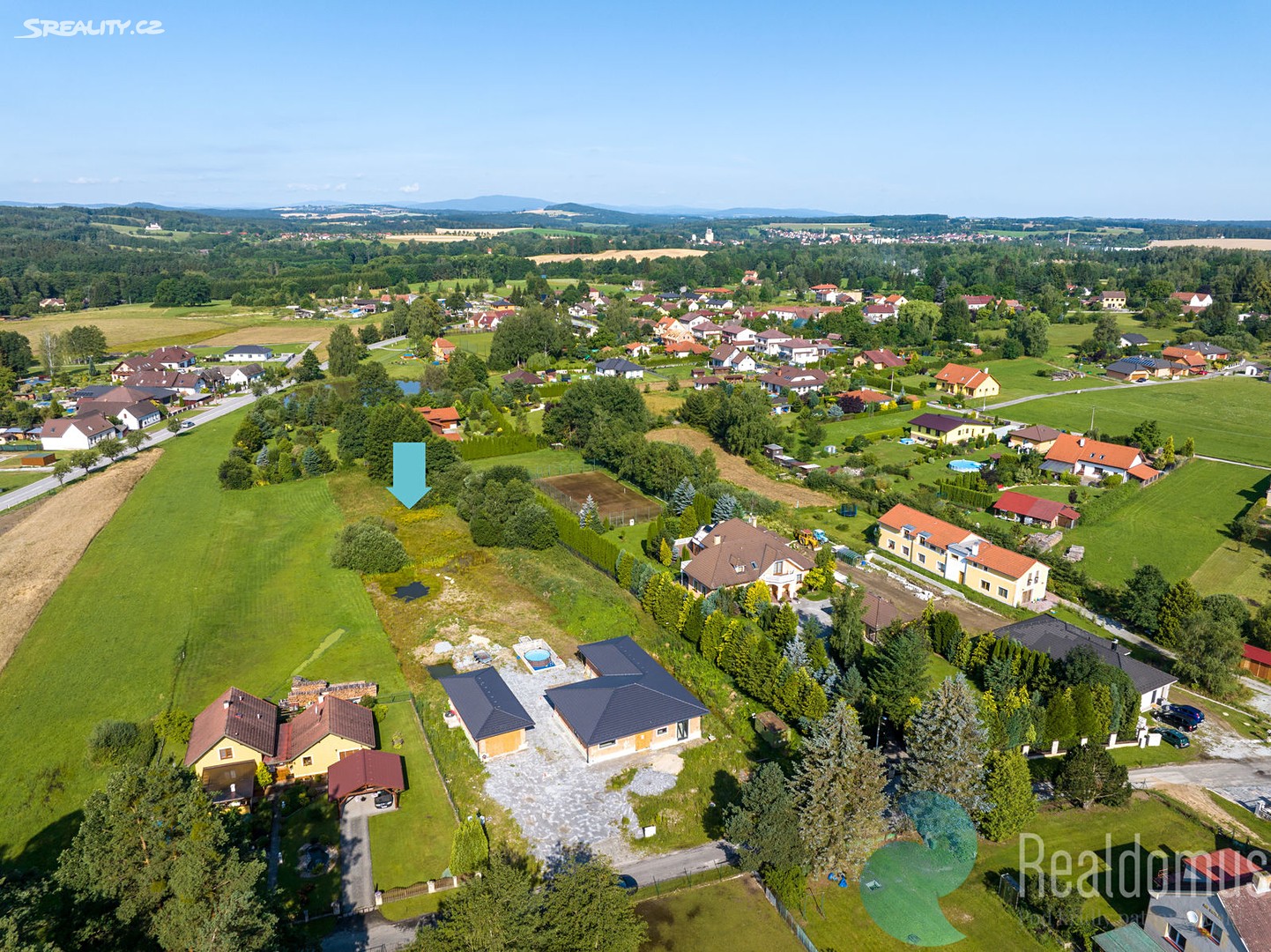 Prodej  stavebního pozemku 2 400 m², Trhové Sviny, okres České Budějovice
