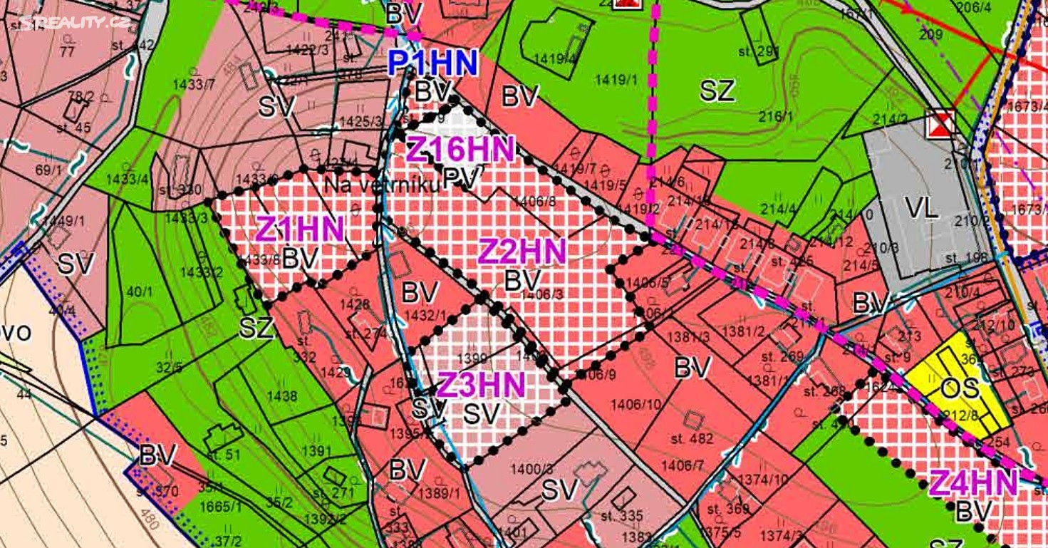 Prodej  stavebního pozemku 1 500 m², Vítězná, okres Trutnov