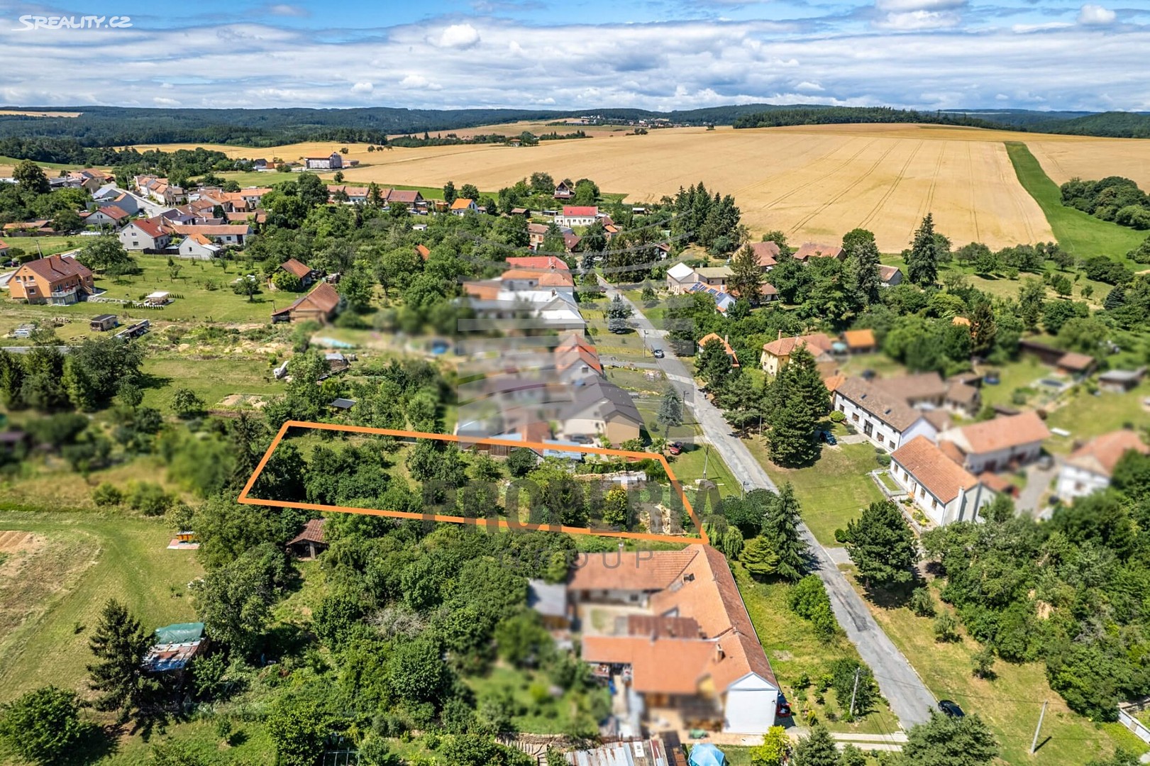 Prodej  stavebního pozemku 1 781 m², Vyškov - Lhota, okres Vyškov