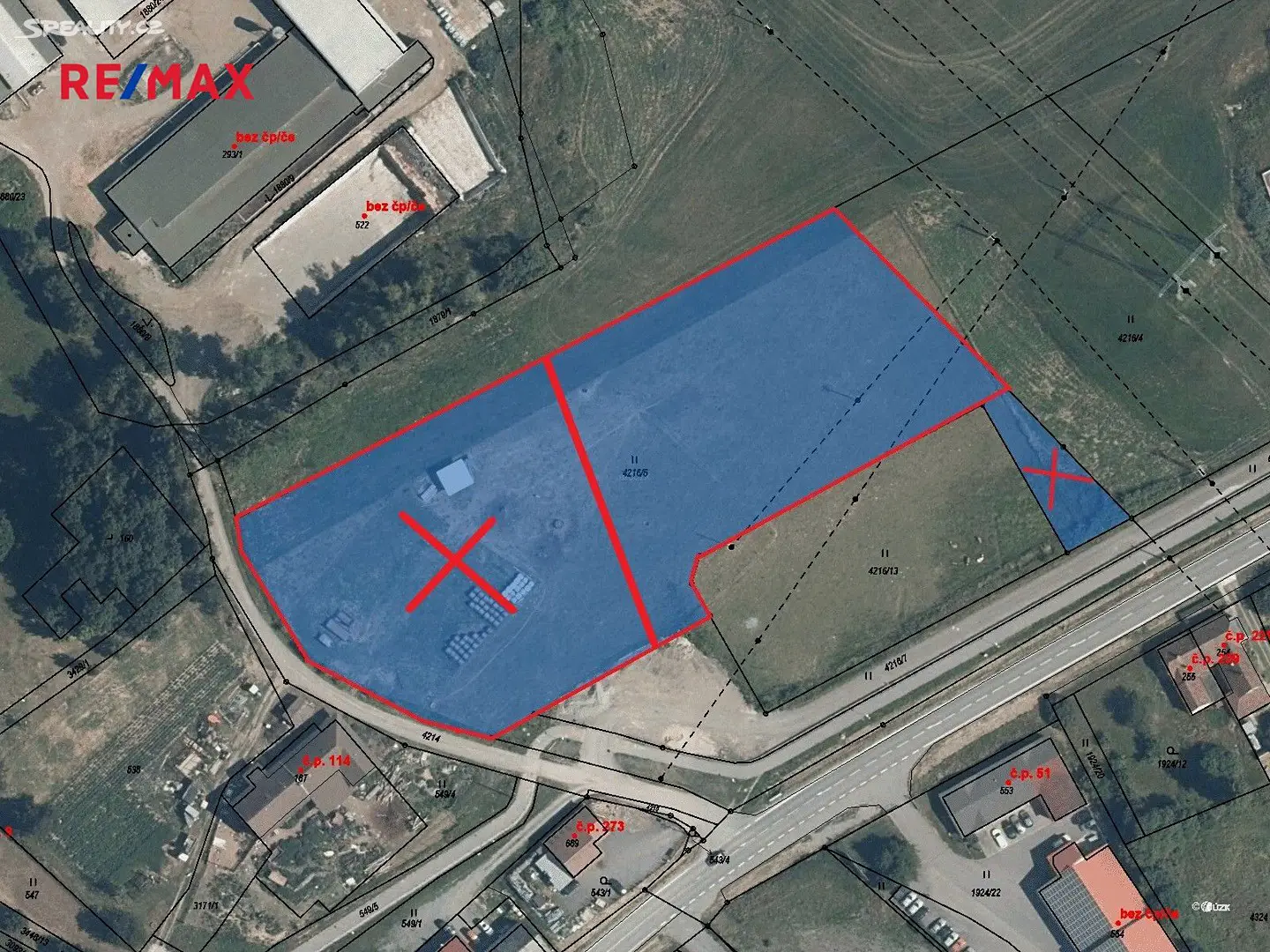 Prodej  komerčního pozemku 5 244 m², Rudoltice, okres Ústí nad Orlicí