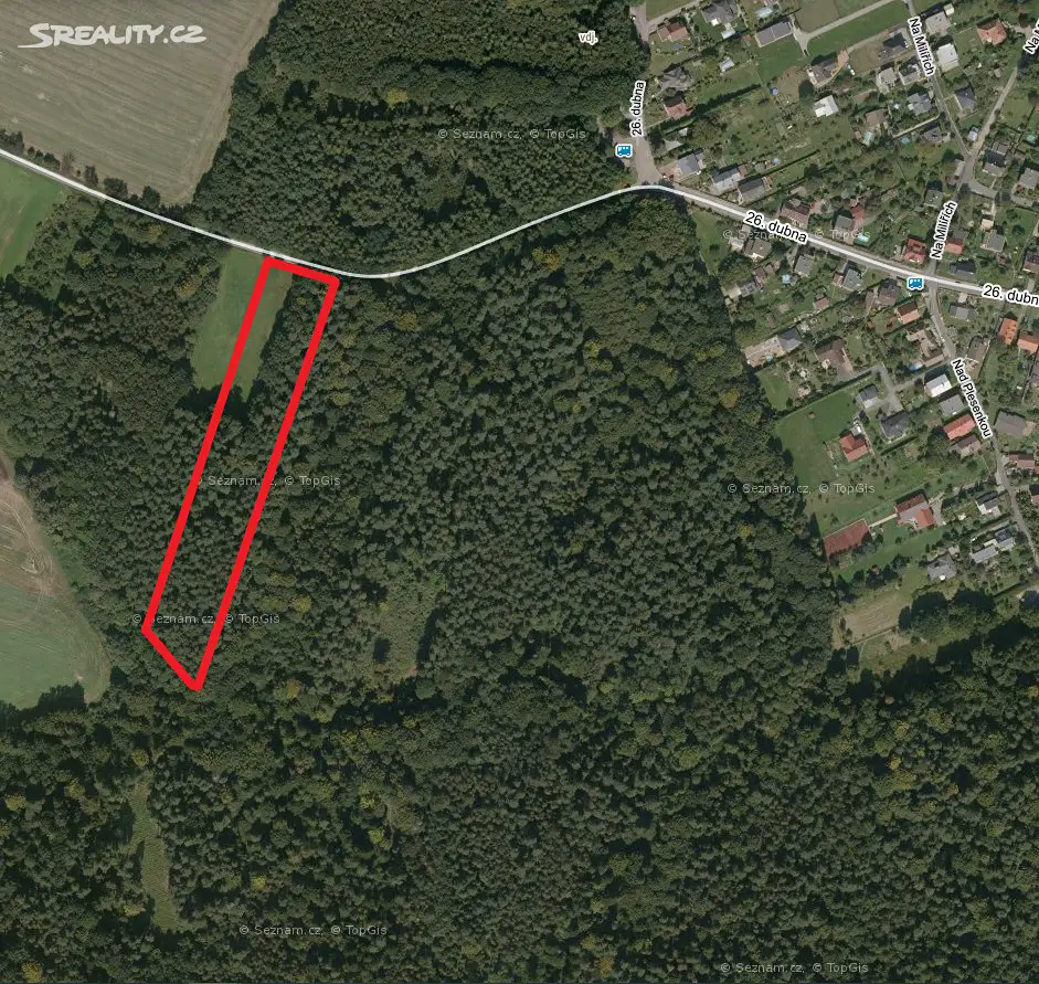 Prodej  lesa 375 m², Velká Polom, okres Ostrava-město