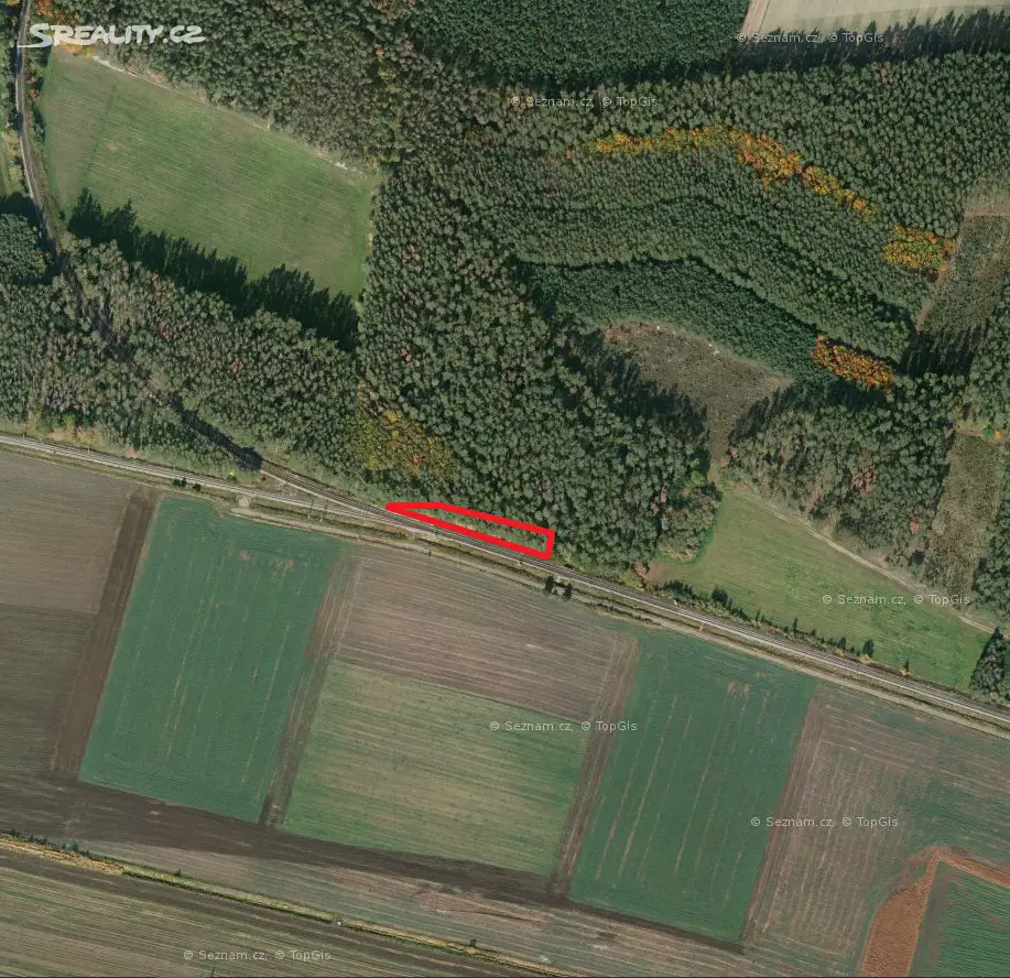 Prodej  lesa 864 m², Vrbová Lhota, okres Nymburk