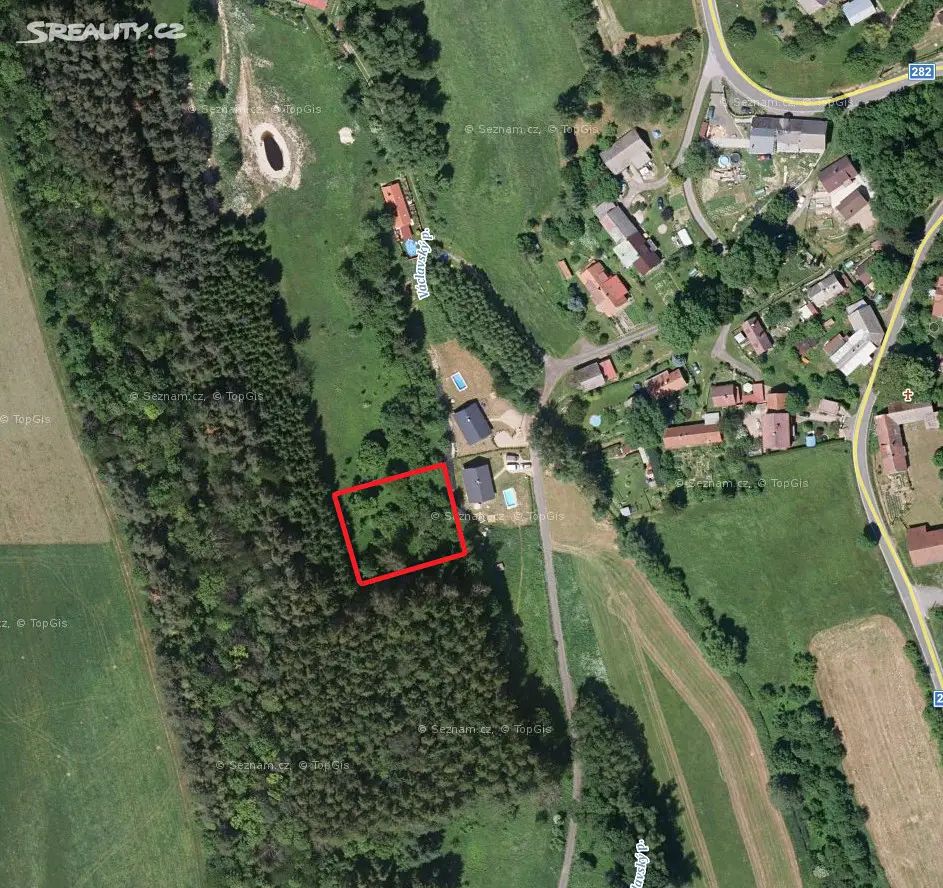 Prodej  zahrady 1 764 m², Rovensko pod Troskami - Václaví, okres Semily