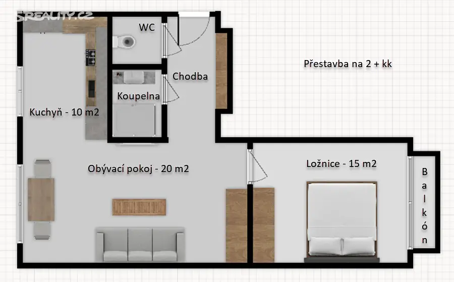 Prodej bytu 2+1 54 m², Jiráskova, Frýdlant nad Ostravicí - Frýdlant