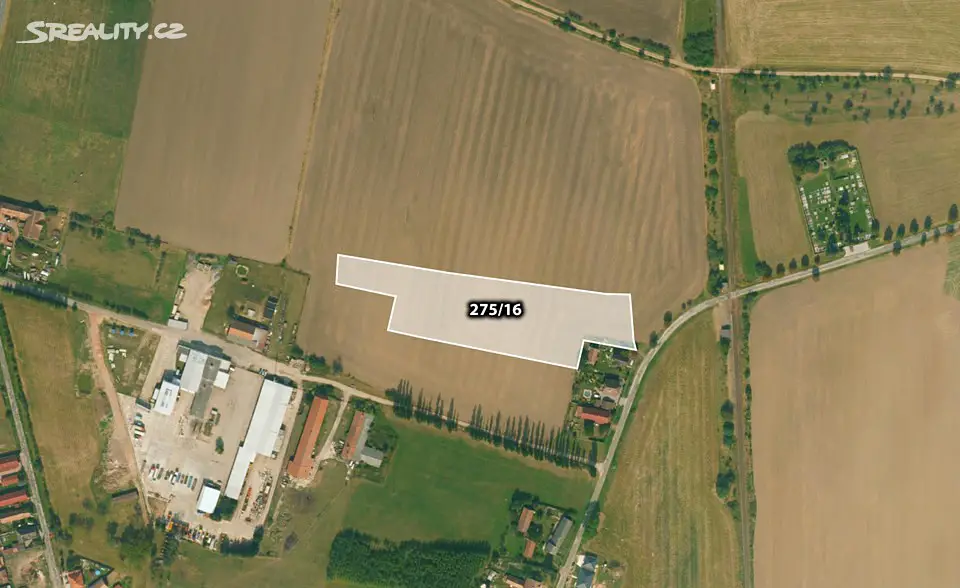 Prodej  pole 6 242 m², Zachrašťany, okres Hradec Králové