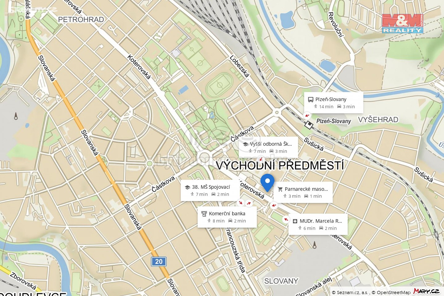 Pronájem bytu 2+kk 69 m², Koterovská, Plzeň - Lobzy