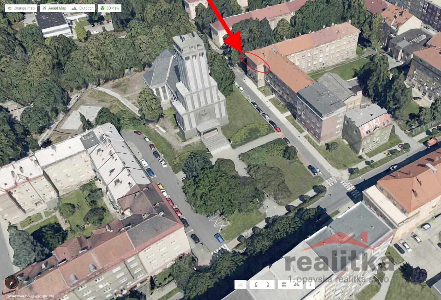 náměstí Svaté Hedviky, Opava - Předměstí