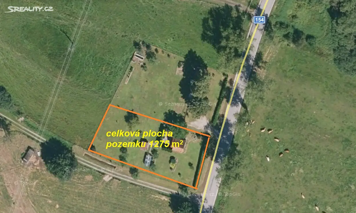 Prodej  chaty 50 m², pozemek 1 275 m², Nové Hrady - Štiptoň, okres České Budějovice