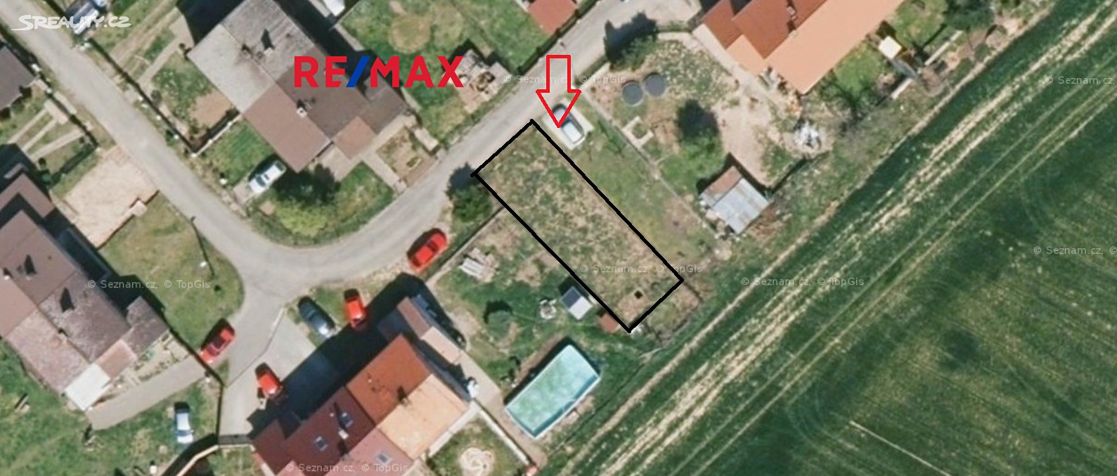 Prodej  zahrady 160 m², Boreč, okres Mladá Boleslav