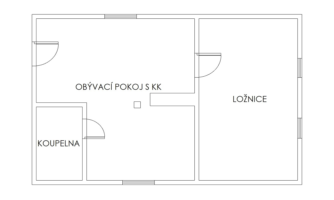 Pronájem bytu 2+kk 50 m² (Podkrovní), Pražská, Jablonec nad Nisou - Vrkoslavice