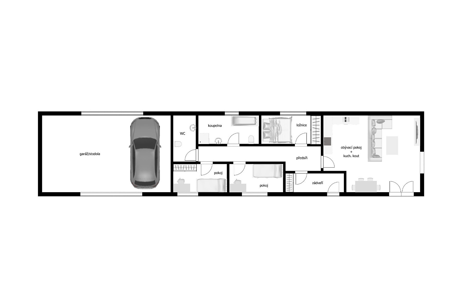 Prodej  rodinného domu 440 m², pozemek 962 m², Volenice, okres Strakonice