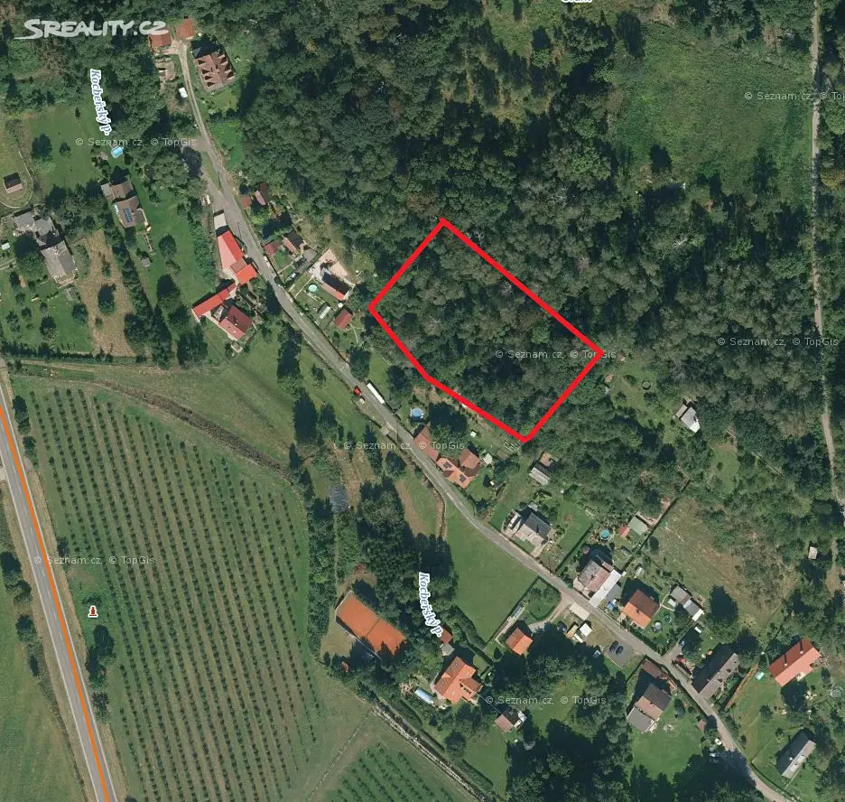 Prodej  lesa 1 037 m², Choustníkovo Hradiště, okres Trutnov