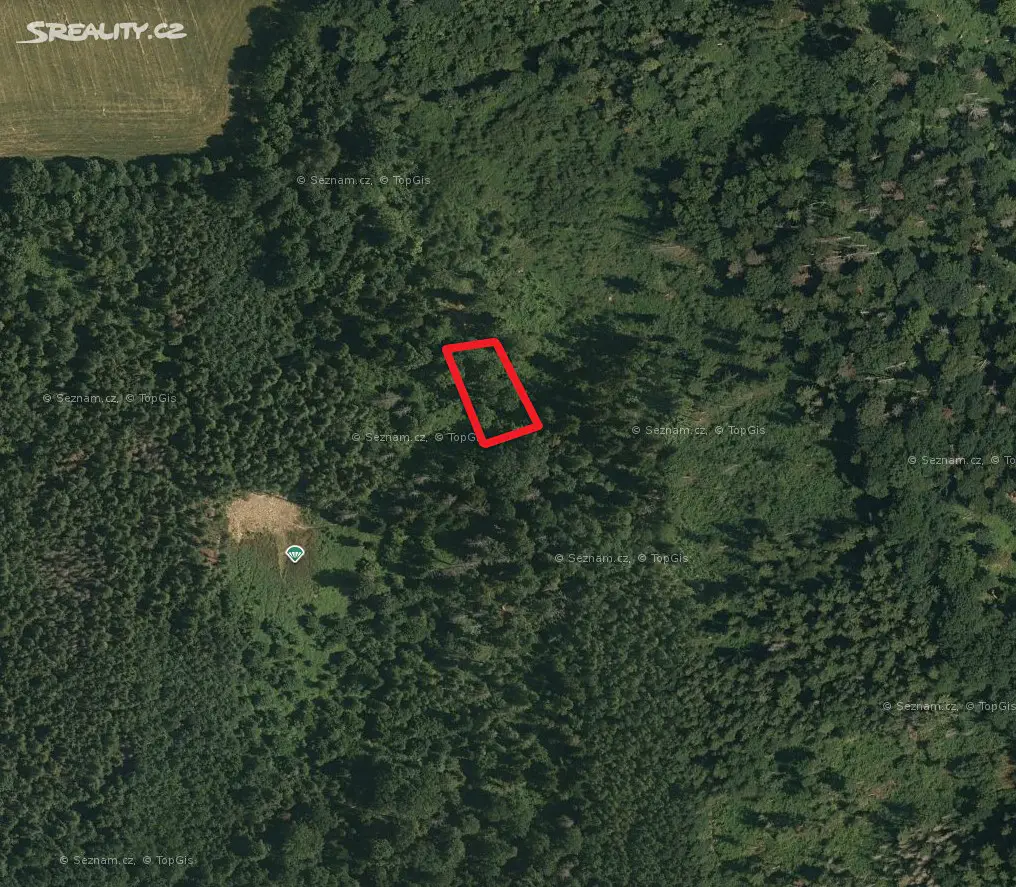 Prodej  lesa 785 m², Milenov, okres Přerov
