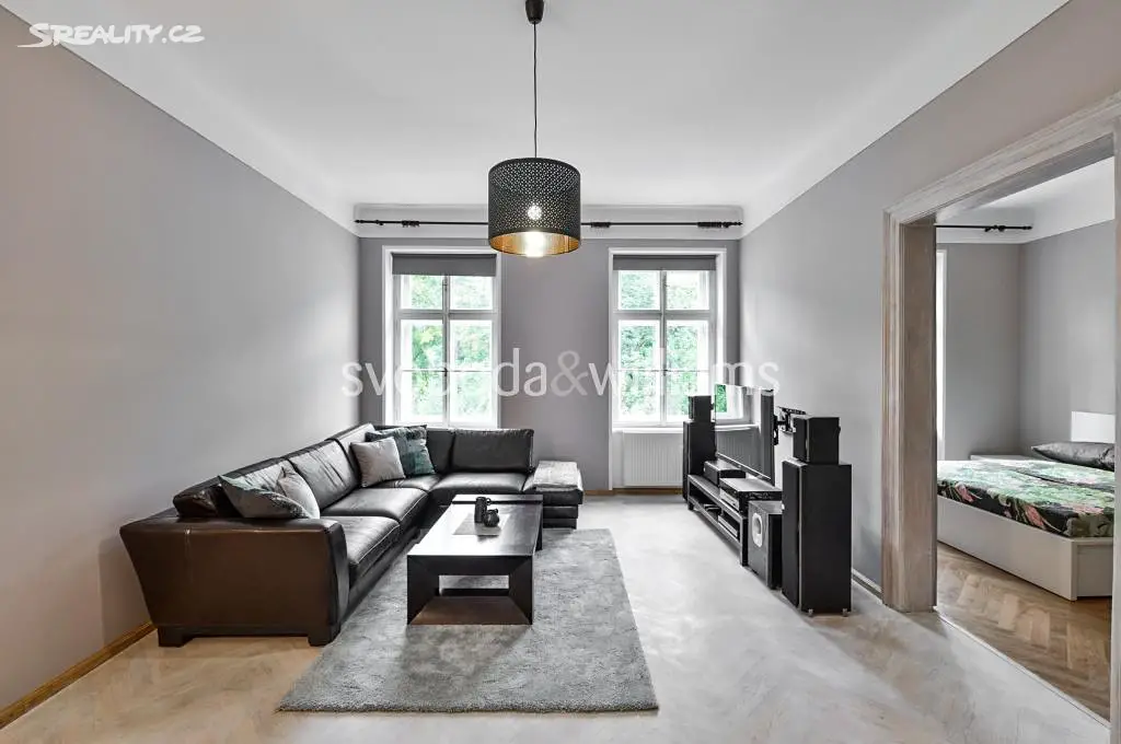 Pronájem bytu 3+1 107 m², Holečkova, Praha 5 - Smíchov