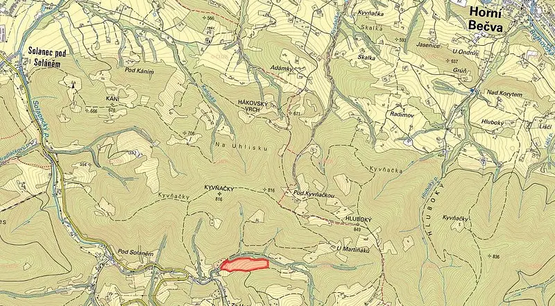 Hutisko-Solanec - Solanec pod Soláněm, okres Vsetín