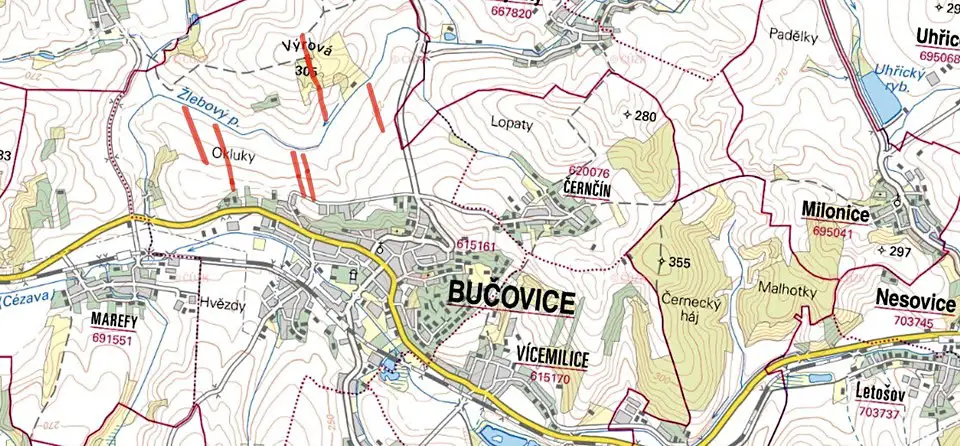 Prodej  pole 7 992 m², Bučovice, okres Vyškov
