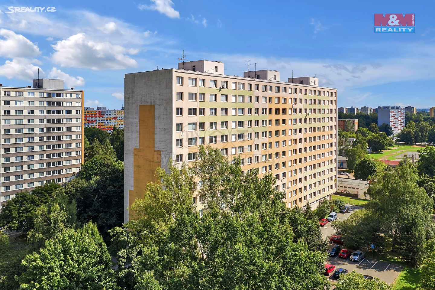Pronájem bytu 2+1 44 m², kpt. Bartoše, Pardubice - Polabiny