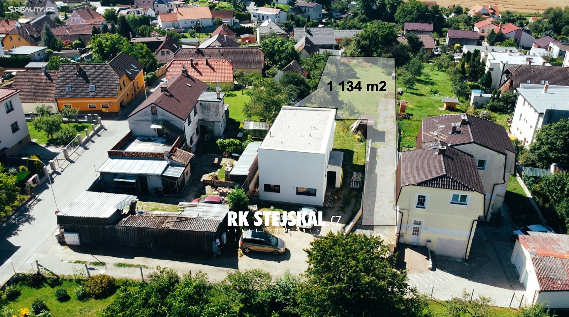 Prodej  stavebního pozemku 1 134 m², Adamov, okres České Budějovice