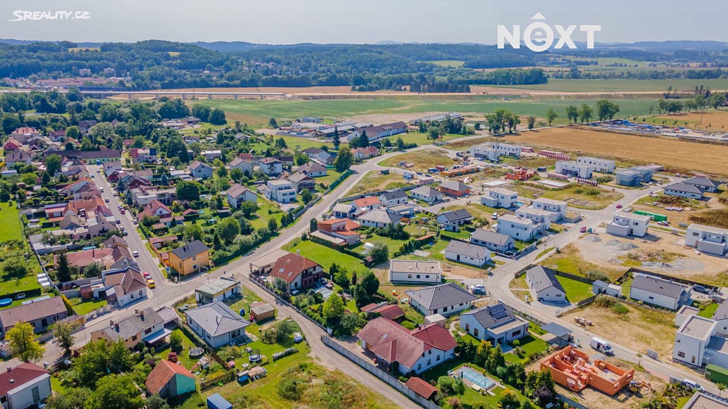 Prodej  stavebního pozemku 828 m², Roudné, okres České Budějovice