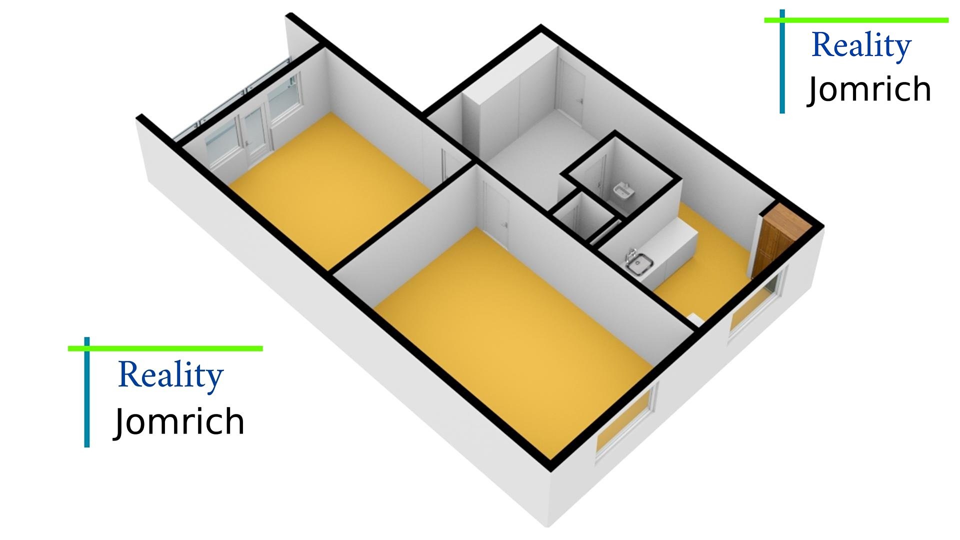 Pronájem bytu 2+1 72 m², U Potůčku, Liberec - Liberec VI-Rochlice