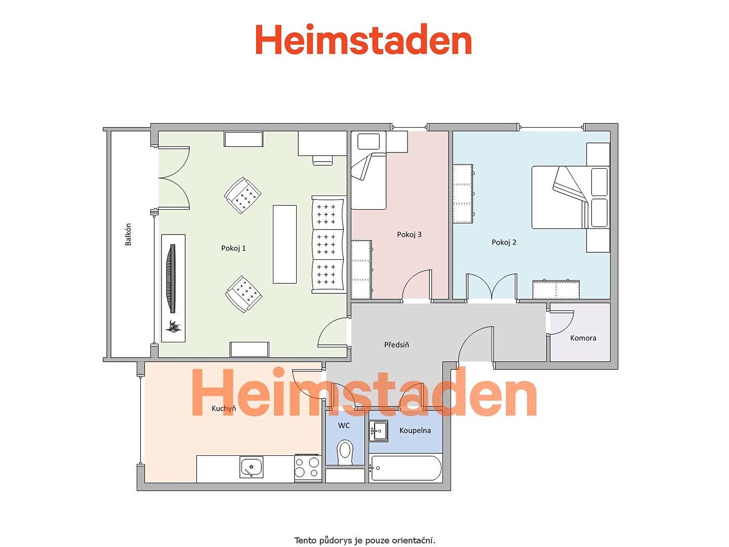 Pronájem bytu 3+1 68 m², Dlouhá třída, Havířov - Podlesí