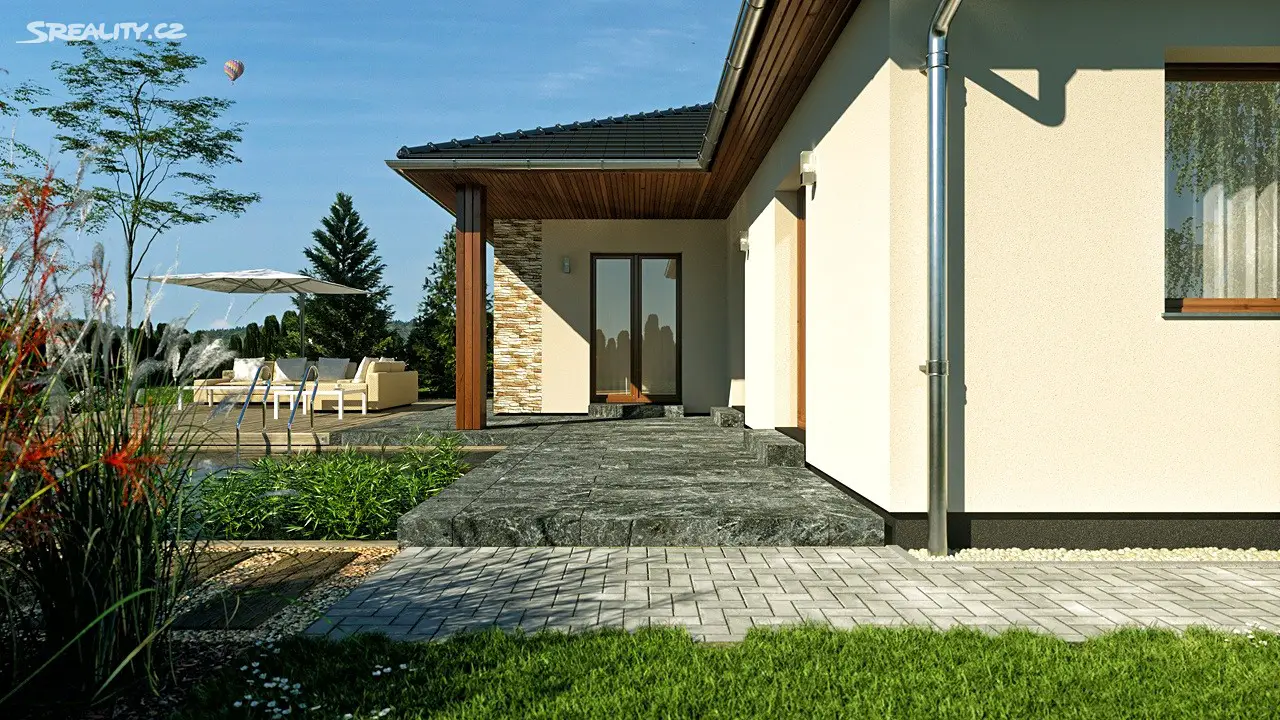 Prodej  projektu na klíč 91 m², pozemek 629 m², Kopeček, Hostomice