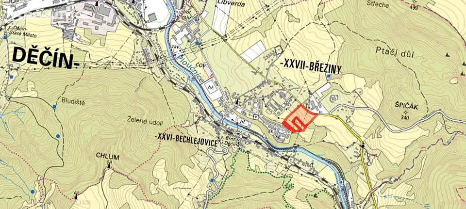 Prodej  pole 16 484 m², Děčín, okres Děčín