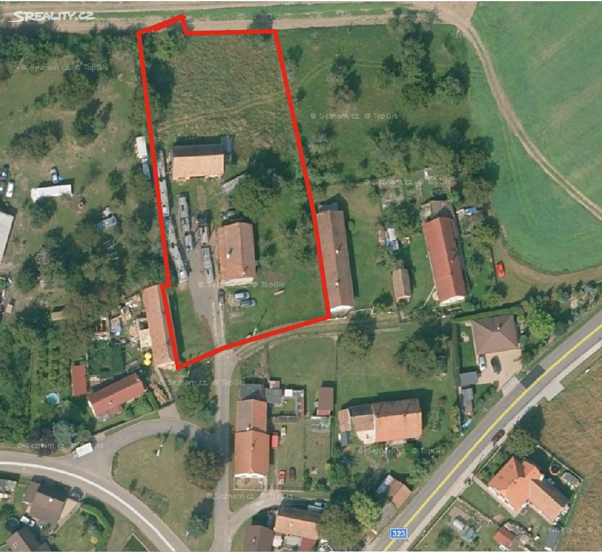 Prodej  stavebního pozemku 3 809 m², Pravy, okres Pardubice