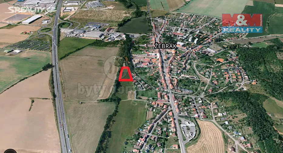 Prodej  stavebního pozemku 2 179 m², Žebrák, okres Beroun