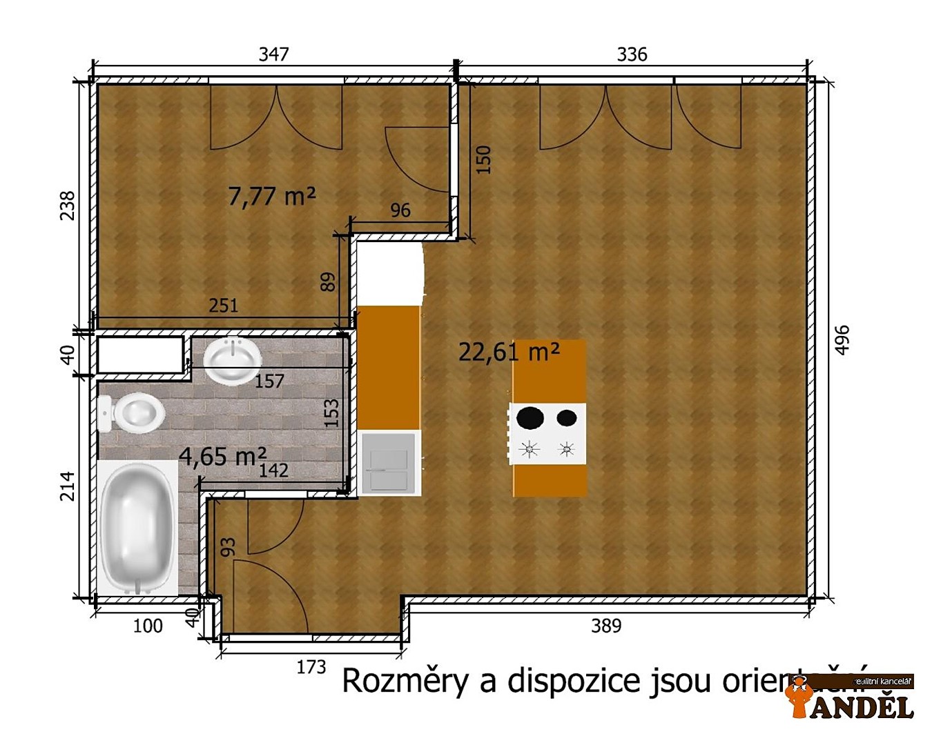 Prodej bytu 2+kk 35 m², Dělnická, Havířov - Město