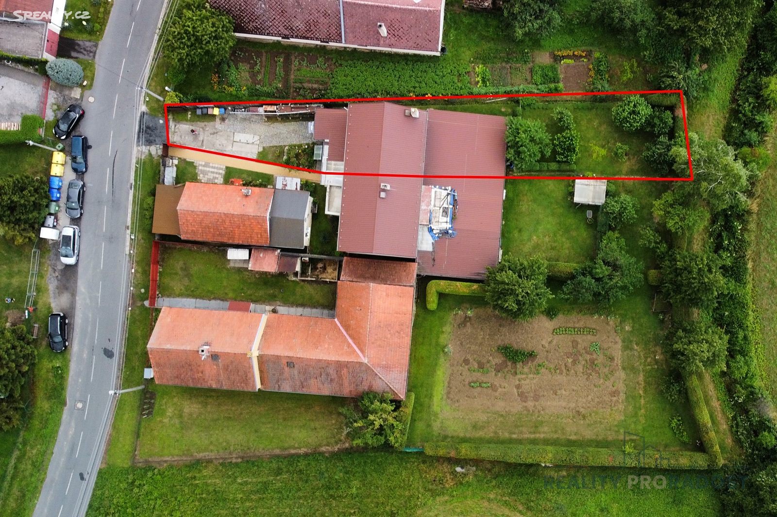 Prodej  rodinného domu 180 m², pozemek 523 m², Komárov, okres Olomouc
