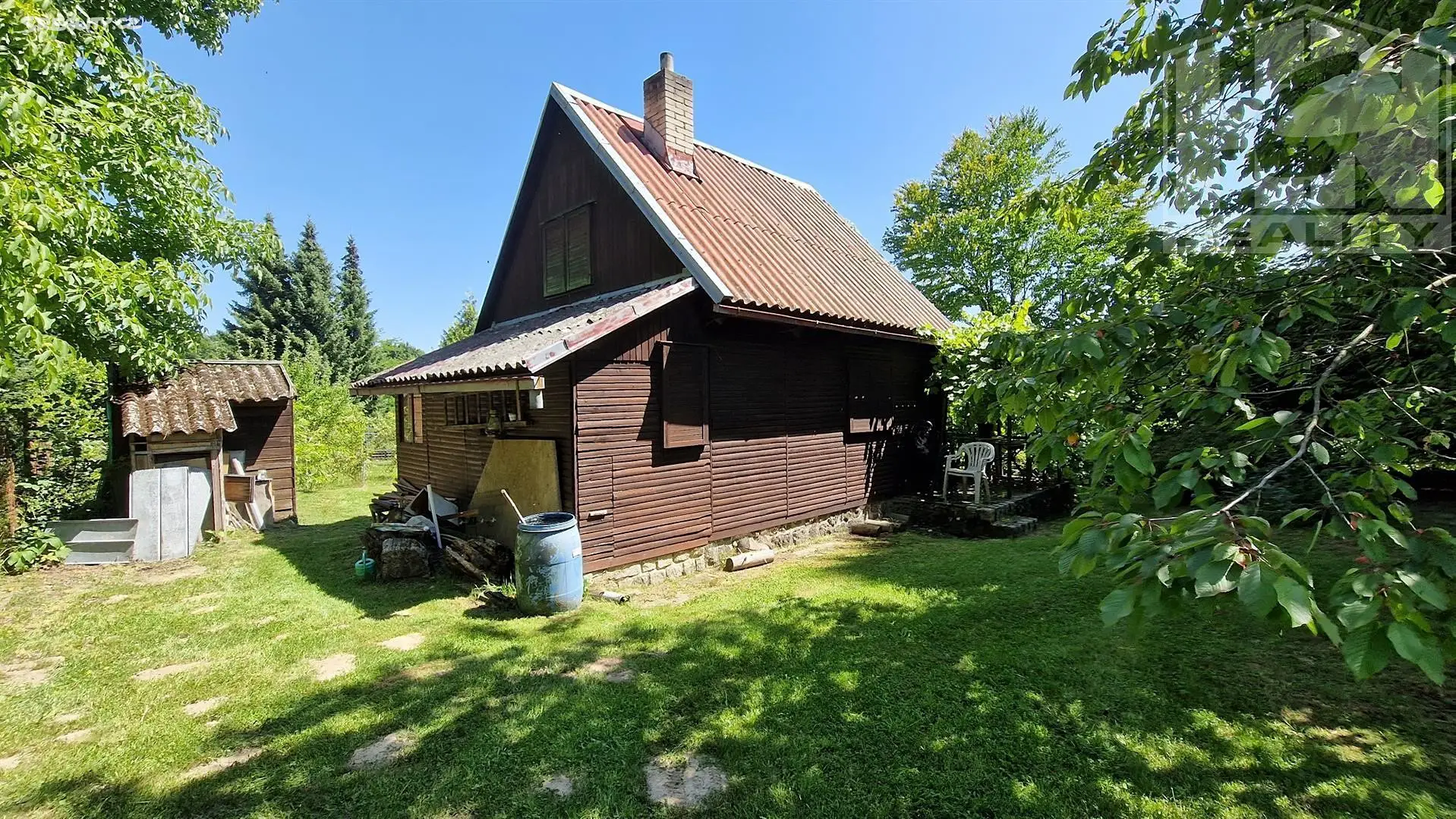 Prodej  chaty 28 m², pozemek 802 m², Čtveřín, okres Liberec