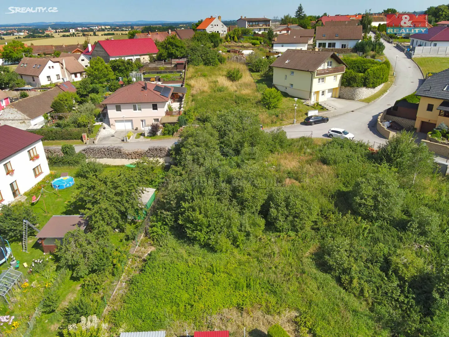 Prodej  stavebního pozemku 507 m², Vodňany - Pražák, okres Strakonice