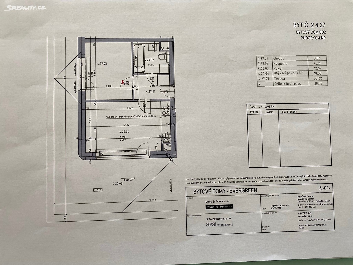 Pronájem bytu 2+kk 97 m², Praha 8